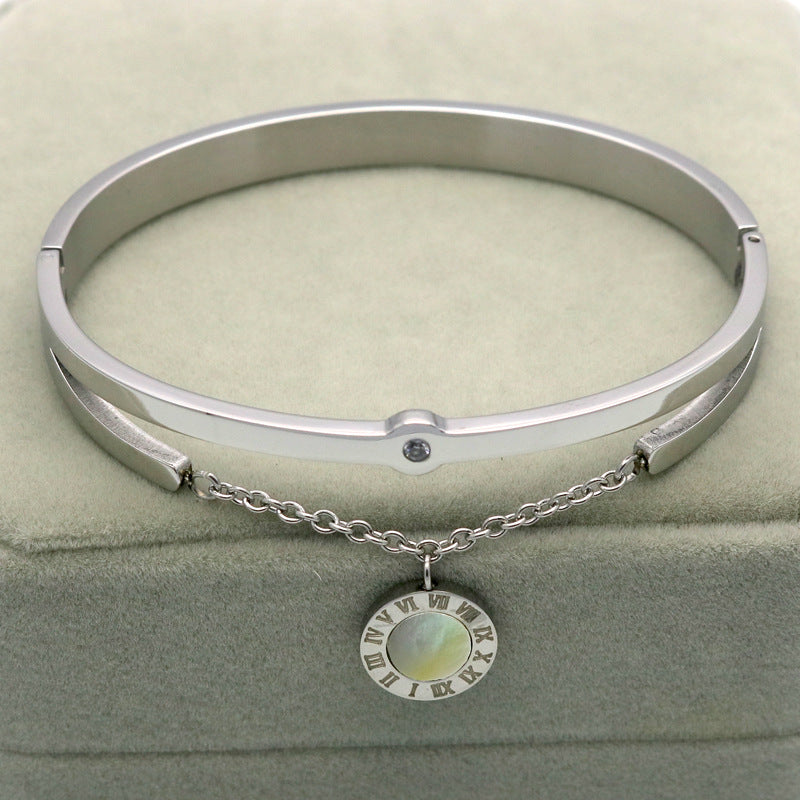 Roman Sunburst Charm Bracelet- Gold Plated