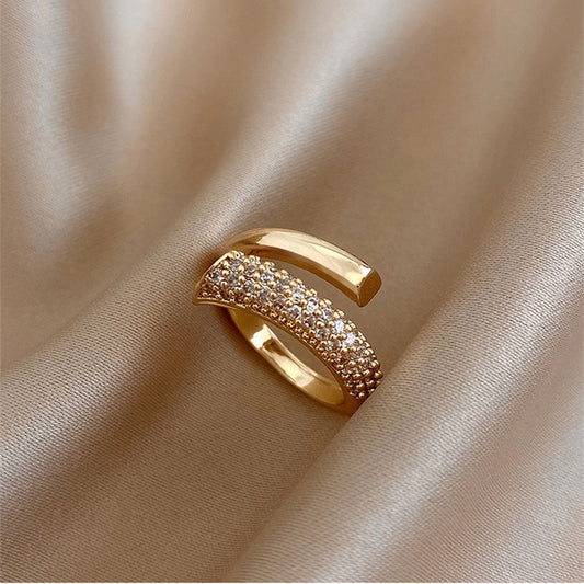 Pavé Crystal Band – 18K Gold Plated