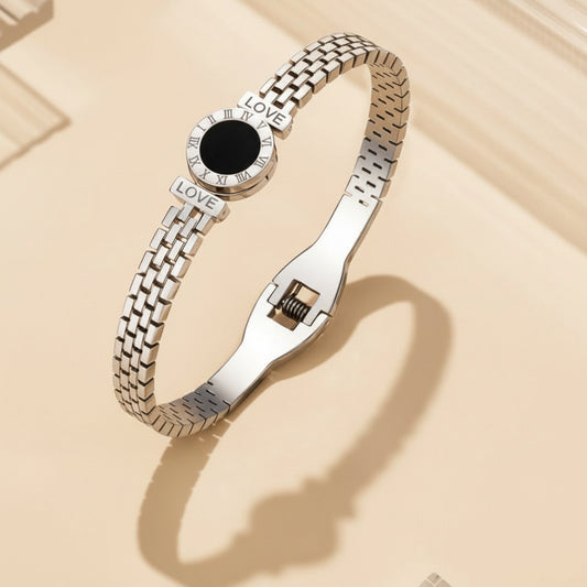 Minimalist Love Disc Bracelet