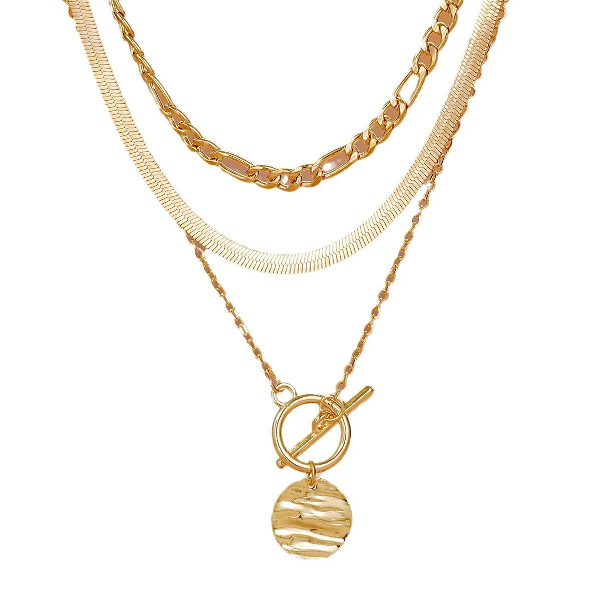Retro Multi-Layer Snake Chain Necklace
